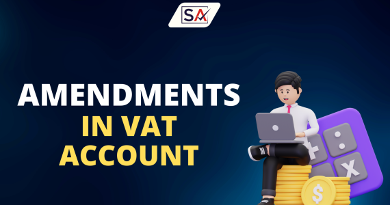 amendments in VAT account